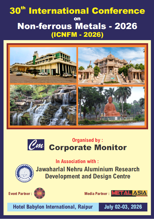 30th International Conference on Non-ferrous Metals - 2026 (ICNFM - 2026)